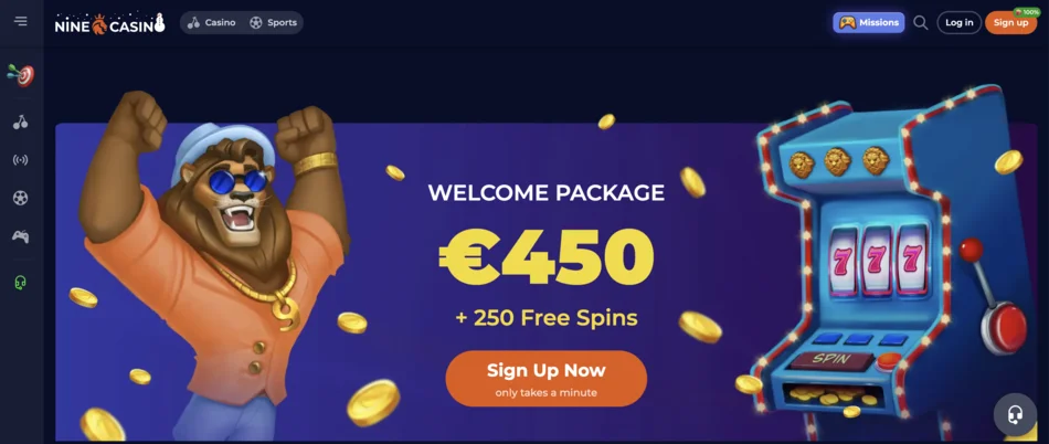 ninecasino online