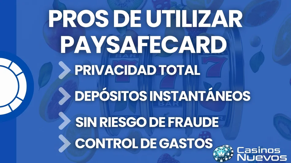 pros de utilizar paysafecard