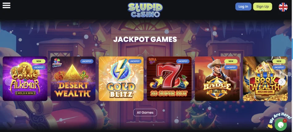 jackpot juegos en stupid casino