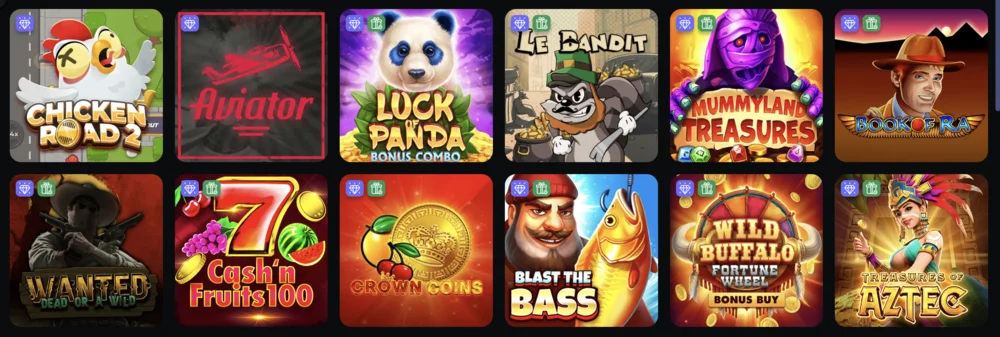 ORO(.)GG Casino – Juegos